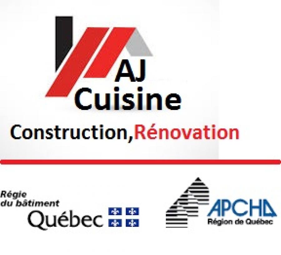 Construction Rénovation AJ cuisine Saint-Marc-Des-Carrières Québec. Logo
